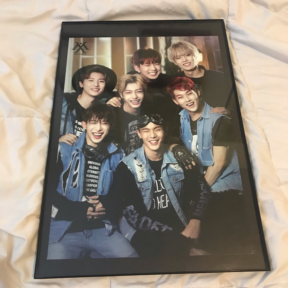 KPOP Monsta X poster IN FRAME
